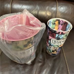 Taylor Swift The Eras Tour Tin Bucket and Cup